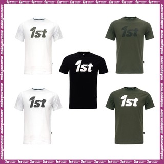Áo thun unisex 1st cổ tròn basic cotton Premium trẻ trung, thể thao mặc hàng ngày
