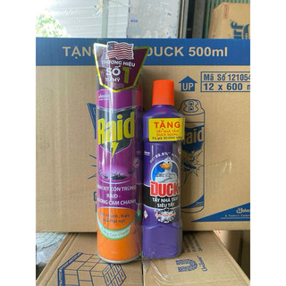 xịt muỗi Raid hương lavender, không mùi , chanh 600ml