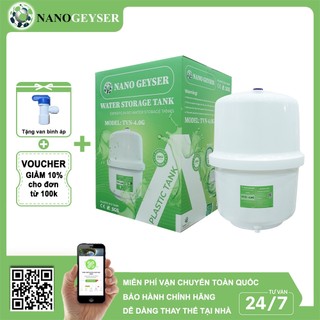 Bình áp máy lọc nước RO, Tặng kèm van bình áp, Bảo hành 2 năm
