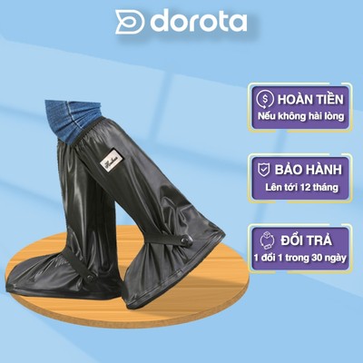 Ủng đi mưa bọc giày đi mưa 2 lớp cao cấp cổ cao chống nước đi dã ngoại du lịch DOROTA UDM