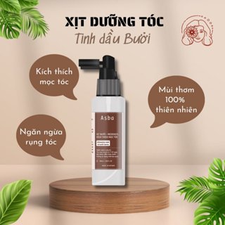Xịt Dưỡng Tóc Tinh Dầu Bưởi, giảm, chống rụng, mọc tóc, dưỡng tóc, thảo dược liệu, thiên nhiên hiệu ASBA
