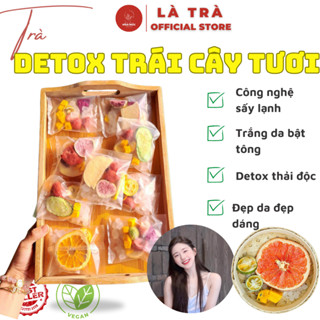 ✅Trà hoa quả sấy khô detox giảm cân thải mỡ chanh leo sấy bưởi đỏ kim quất chanh vàng thơm ngon đẹp da thanh lọc cơ thể