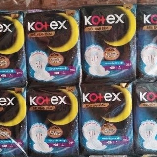 Combo 4 gói siêu ban đêm Kotex 28cm