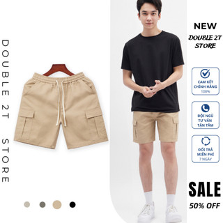 Quần Short Nam - SH3, Quần Short Hộp Nam 4 Màu Trẻ Trung , Kiểu Dáng Basic MQ LUXURY Double 2T