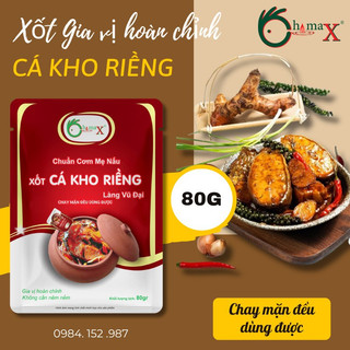 Gia vị hoàn chỉnh cá kho riềng chimax -gia vị cá kho riềng 80g -dùng cho 4-5 người ăn