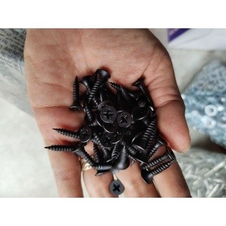 Túi 100 gram vít gỗ đen 1.5-5cm (tự chọn cỡ)