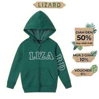 Áo khoác hoodie trẻ em Lizard chất liệu Nỉ Cotton cao cấp size Từ 4-8 Tuổi - 5SS23J007