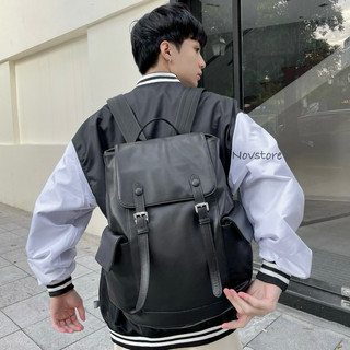 Balo da đứng form như hình [ Ảnh thật ] chất da PU dày dặn, cứng cáp, chống thấm nước-Voyagers Backpack,novstore