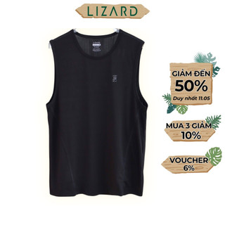 Áo ba lỗ thể thao nam LIZARD Polyester co dãn 4 chiều thoáng mát - 1SP23T018