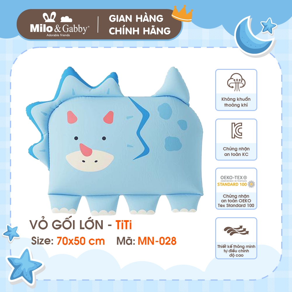 Vỏ gối lớn MILO & GABBY - TiTi - 70x50cm - MN-028