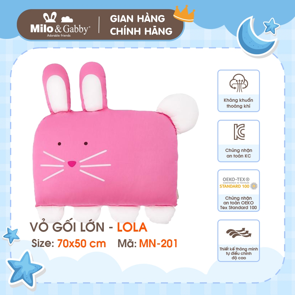Vỏ gối lớn MILO & GABBY - Lola - 70x50cm - MN-201