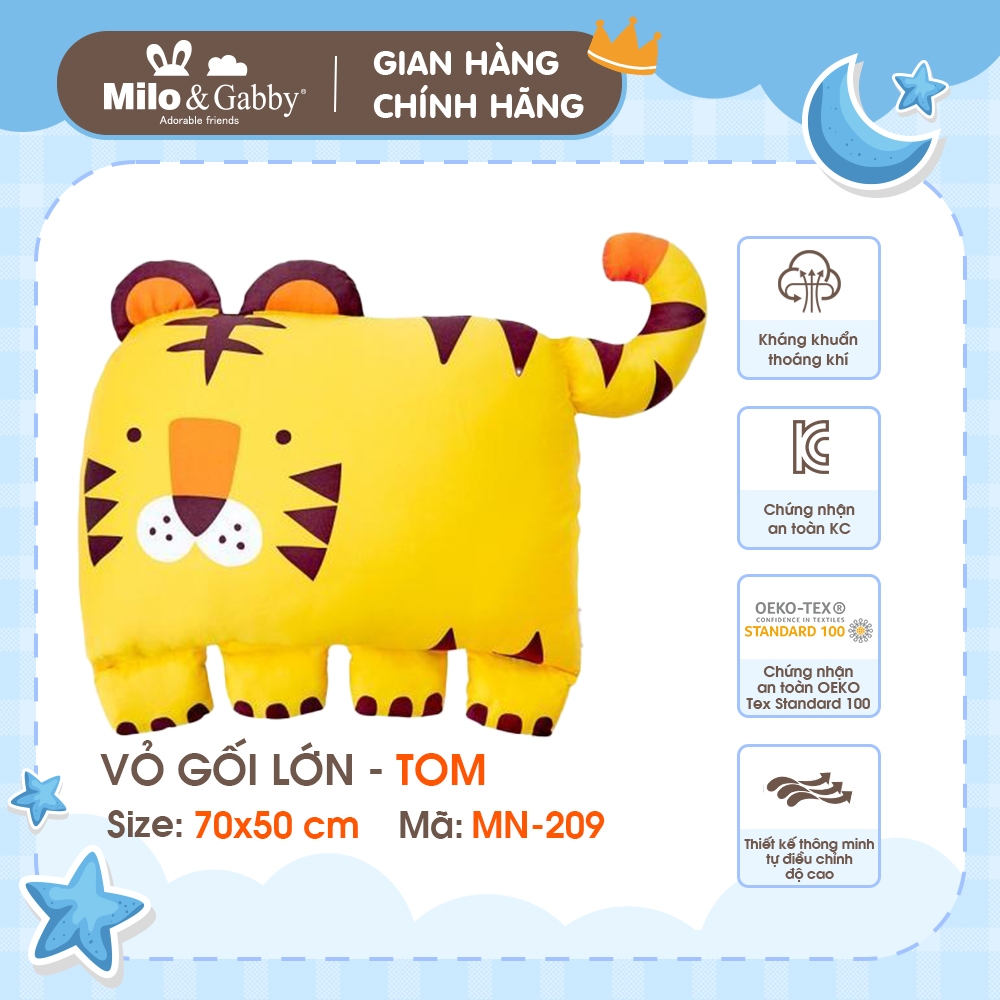 Vỏ gối lớn MILO & GABBY - Tom - 70x50cm - MN-209