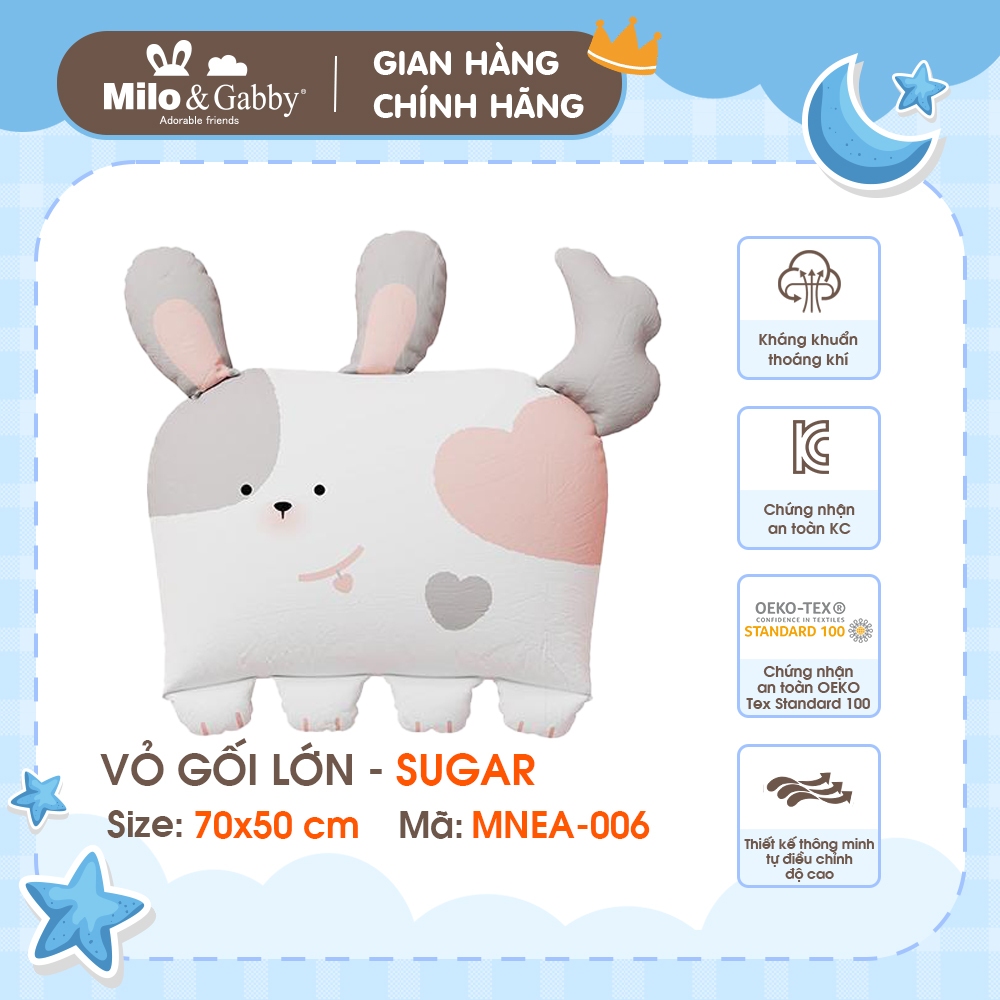 Vỏ gối lớn MILO & GABBY - Sugar - 70x50cm - MNEA-006