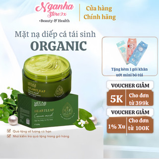  Mặt Nạ Diếp Cá Meea Organic 150gram, Dưỡng Da, Làm Trắng Ngừa Mụn Cho Da