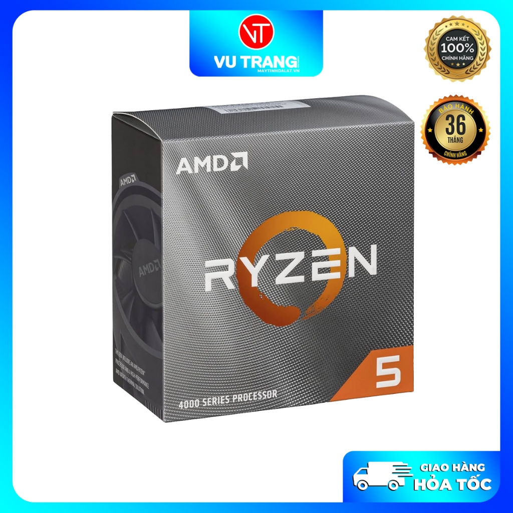 CPU AMD RYZEN 5 4500 BOX CHÍNH HÃNG