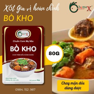 Bò kho gia vị hoàn chỉnh chimax - chuẩn cơm mẹ nấu - bò kho gói 80g