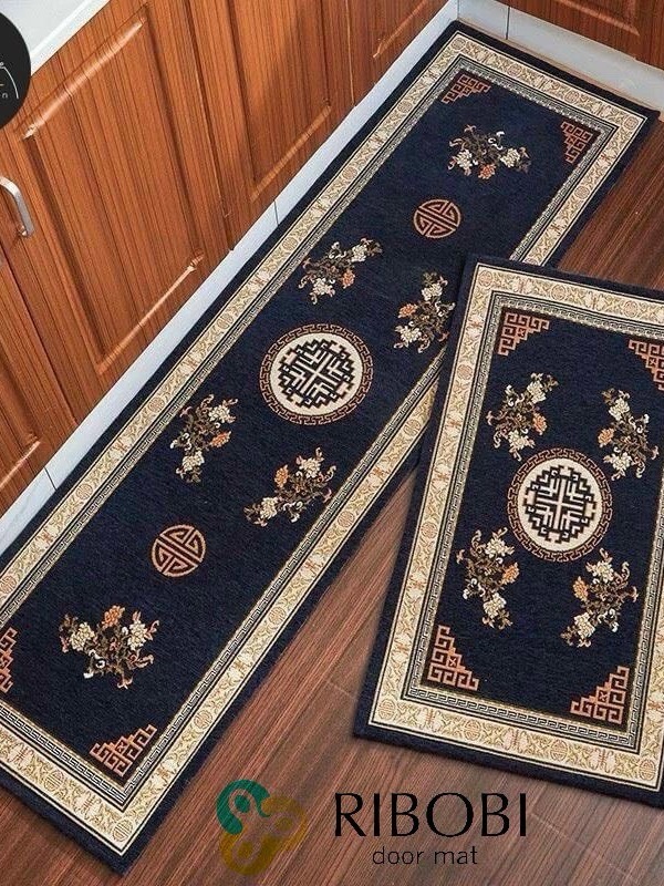 Bộ thảm bếp salon Tranh  RIBOBI kich thước 40x60 và 40x120cm.