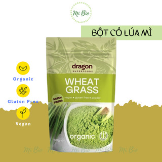 Bột cỏ lúa mì hữu cơ Wheat Grass 150gr - Dragon Superfoods