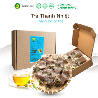 Trà Thanh Nhiệt SunBeleaf-Trà Thanh Lọc Cơ Thể Tốt Cho Sức Khỏe (Bí Đao, Râu Ngô, La Hán Quả, Lá Dứa, Táo Đỏ)