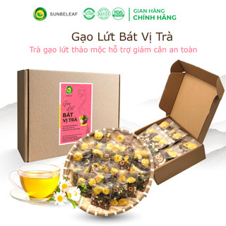 Trà Gạo Lứt Giảm Cân SunBeleaf-Trà Gạo Lứt Thảo Mộc Hỗ Trợ Giảm Cân An Toàn