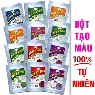 Bột tạo màu thực phẩm hữu cơ 20g/50g
