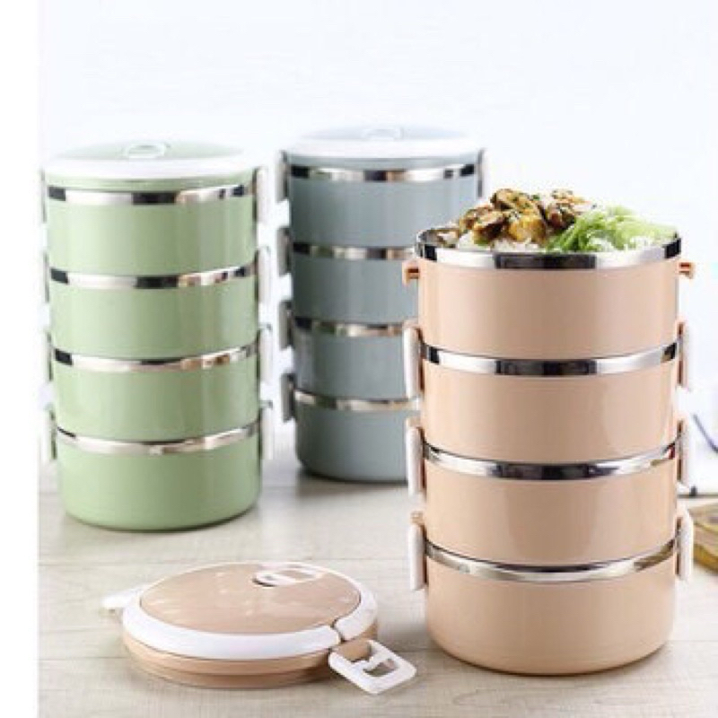 hộp cơm 4 tầng giữ nhiệt