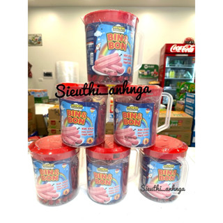 50 Cây Xúc Xích Heo Cao Bồi Bin & Bon Masan 19g (tặng ca đựng nước)