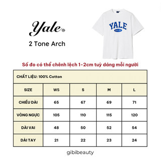 Áo thun YALE gom sale 40%