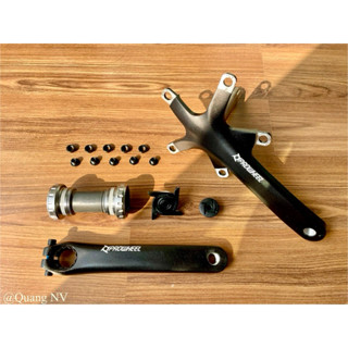 Bộ đùi đĩa/ giò đĩa trục rỗng xe đạp Prowheel Midtown 130BCD