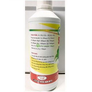 Dung dịch thuỷ canh Chai 1 lít Super  - Bio