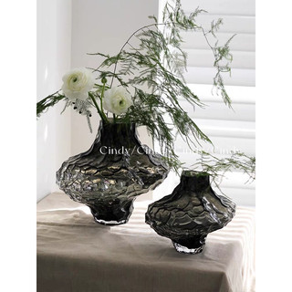 Bình hoa thuỷ tinh decor phong cách hiện đại Bắc Âu