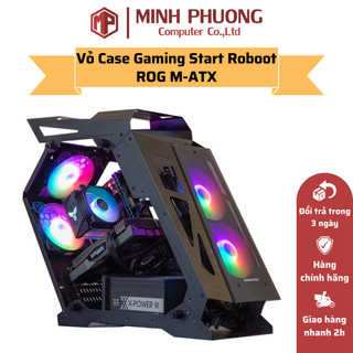 Vỏ case gaming start roboot rog m-atx - hàng chính hãng