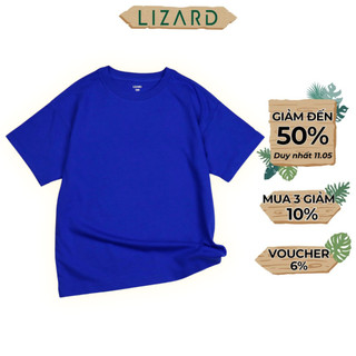 Áo thun trơn bé trai Lizard cotton thấm hút mồ hôi