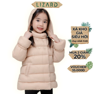 Áo phao dáng váy siêu nhẹ bé gái Lizard polyester cao cấp - 5FW22J004