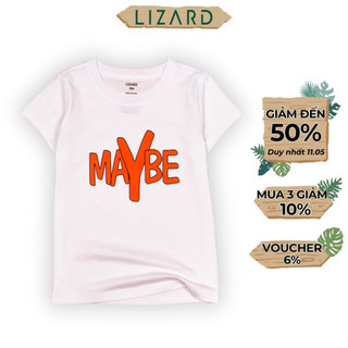 Áo thun tay ngắn bé gái Lizard họa tiết trơn basic - H18