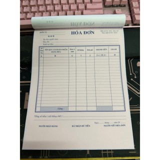 Hóa Đơn 2 Liên Lớn (Combo 10 Cuốn)