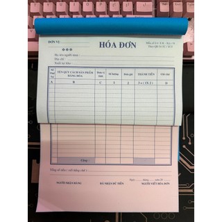 Hóa Đơn 2 Liên Lớn (Combo 10 Cuốn)
