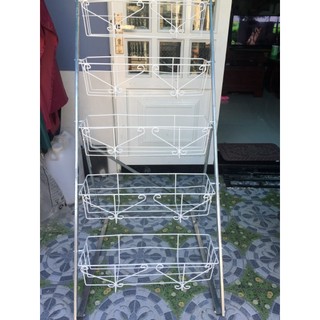 Kệ trồng rau, tháp trồng rau, kệ sắt trồng rau, kệ ban công, kệ sân thượng-yêu nhà