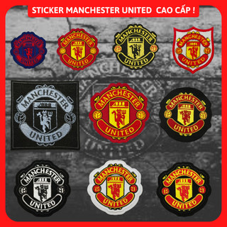 Sticker ủi quần áo Logo Manchester United Iron Patch, Miếng Ủi Thêu Quần Áo, Sticker Vá Đồ Rách