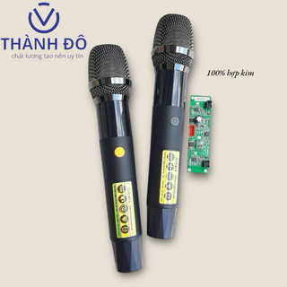 Sản phẩm mic loa kéo 2 màn hình sóng UHF . tiếng sáng . chống hú tốt