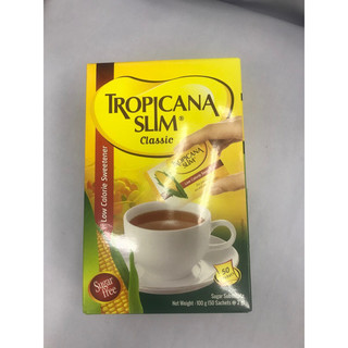 Đường ăn kiêng Tropicana Slim Classic hộp 100g (50 gói x 2g)