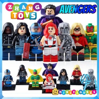 Đồ chơi Xếp hình Ms Marvel Iron Man Vision Luke Cage Red Widow Black Tom Cassidy Jessica Jones Whiplash Xinh X0173