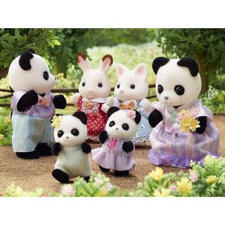Sylvanian Families Dolls 【Panda Family】 FS-39【Direct from Japan】