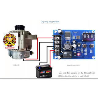 Mạch bảo vệ sạc ắc quy, pin lithium tự ngắt xh-m603 12-24v
