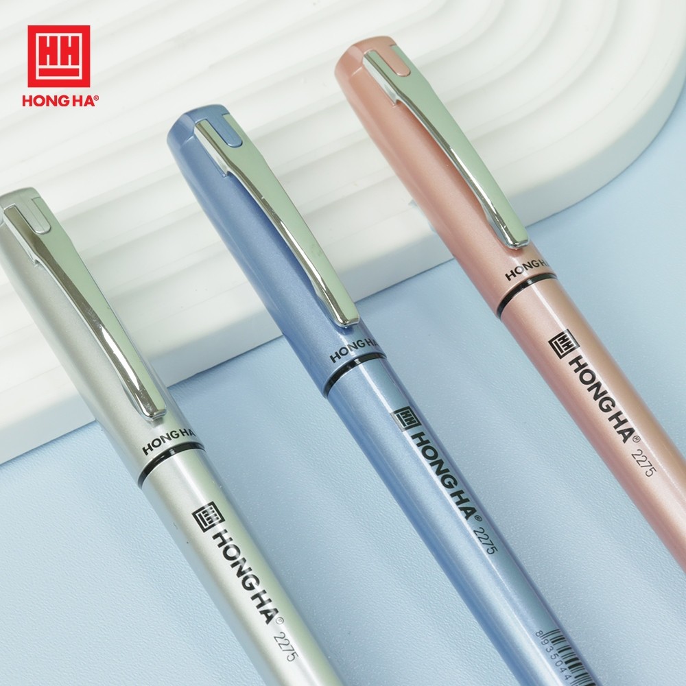 Bút máy nét trơn Hồng Hà 2275 dành cho học sinh Cấp 1 ngòi hạt gạo siêu nhỏ Hồng Hà 2275
