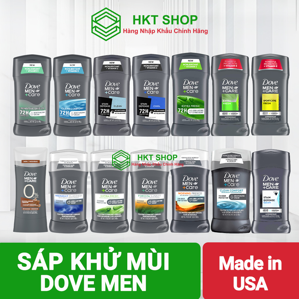 Lăn sáp khử mùi & giảm mồ hôi nam Dove Men _HKT shop