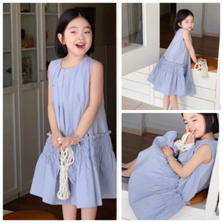 váy bé gái, váy đuôi cá . váy bèo tầng, chất thô nến qc cho bé từ 12-38kg