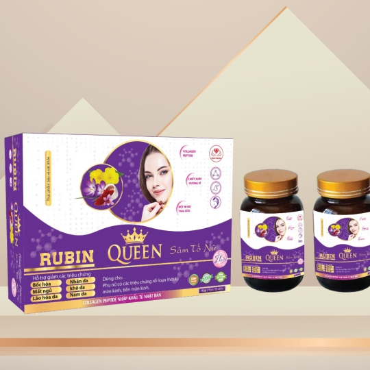 Viên uống Max Queen Sâm Tố Nữ (Hộp 2 lọ x 30 viên) - Tăng cường nội tiết tố, ngăn ngừa các vết thâm,