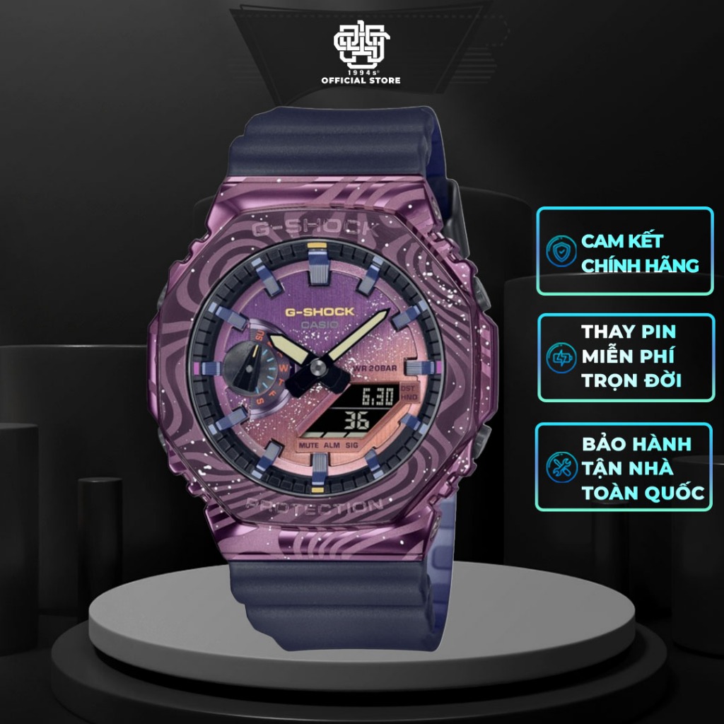 Đồng hồ nam Casio G-Shock GM-2100MWG-1A Hàng chính hãng