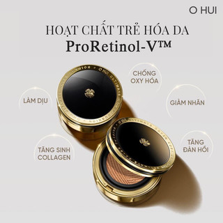 (Nội địa Hàn k tem DATE 2027)- Set phấn nước Ohui ultimate cover lifting cushion